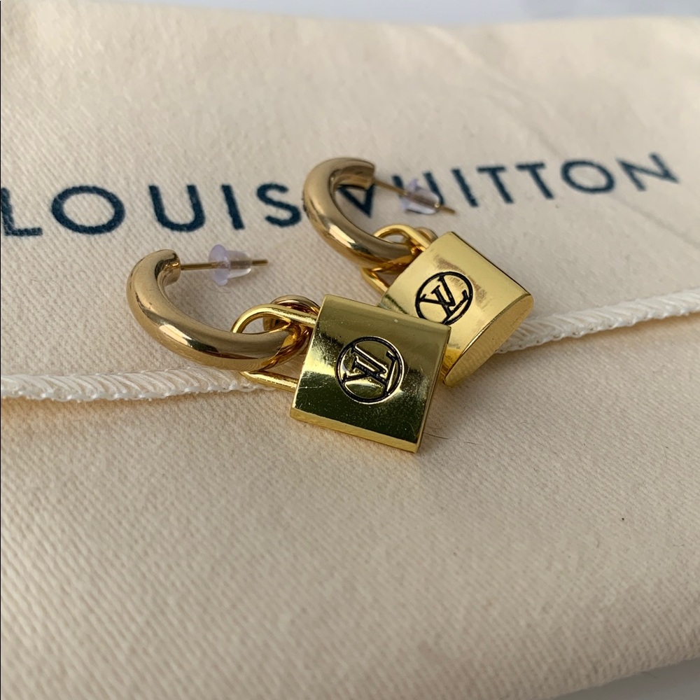 Louis Vuitton Lock Earrings